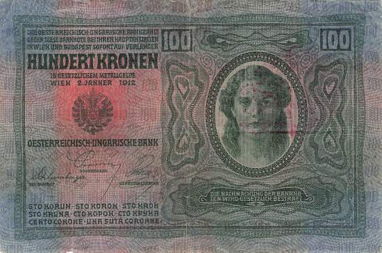 Ungarn p27 100 Korona 1920